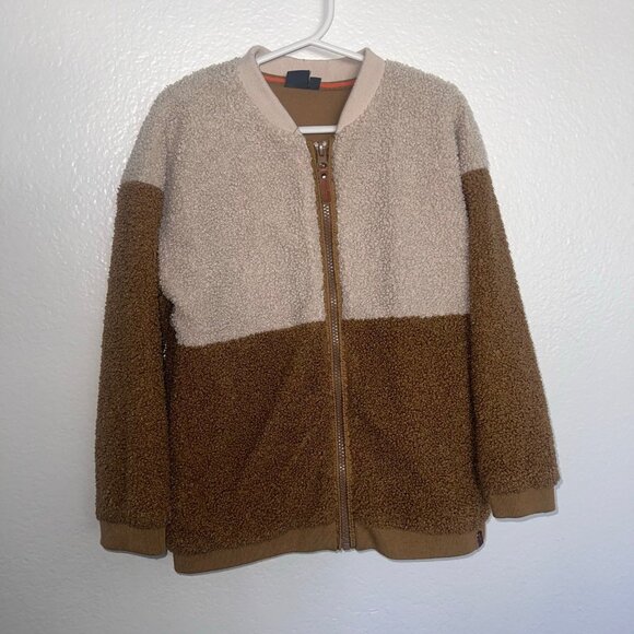 BabyFace Sherpa Colorblock Jacket 7Y - Picture 1 of 4